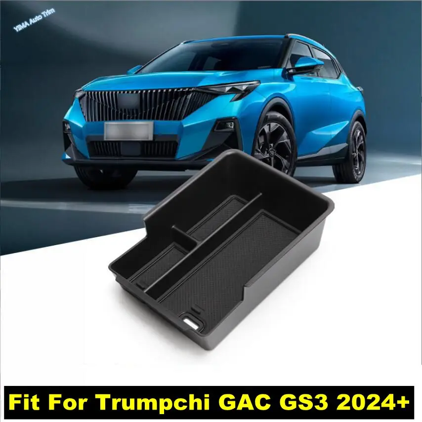 

Автомобильный модифицированный автомобильный подлокотник для центральной консоли, ящик для хранения, органайзер, подстаканник, аксессуары для интерьера для Trumpchi GAC GS3 2024 2025