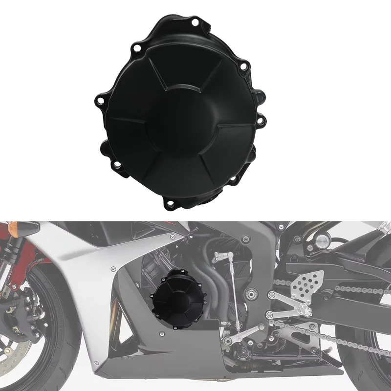 Motorcycle Left Stator ENGINE COVER Crankcase for HONDA CBR600RR 2007-2022 2021 2020 2019 18 17 16 15 14