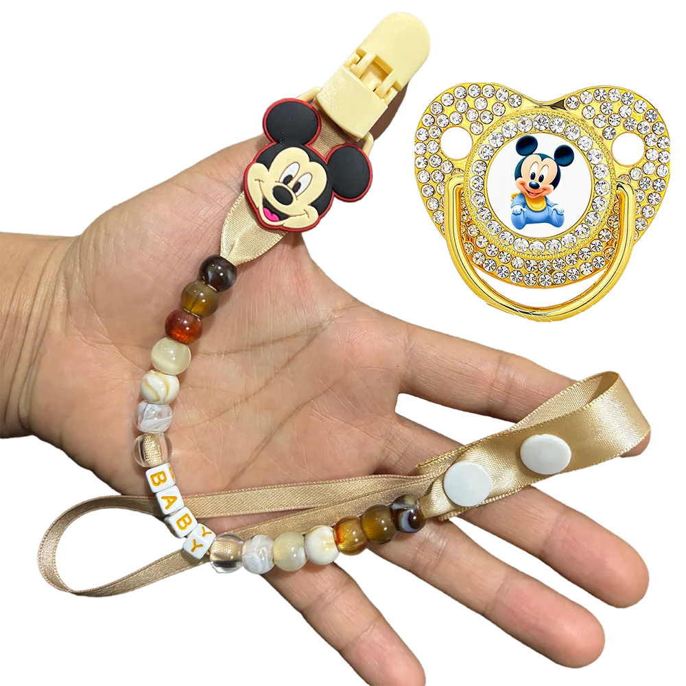 

NEW STYLE Cartoon Baby Pacifier with Nipple Clip for 0-12 Months Baby