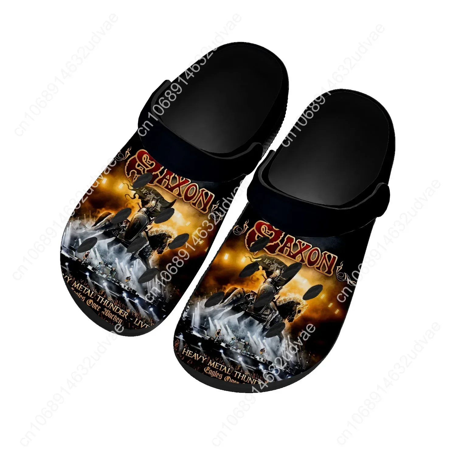 Saxon Water Shoes Men Women High Quality Fashion Home Garden Clogs Custom Sandals Beach Breathable Hole Slippers 2