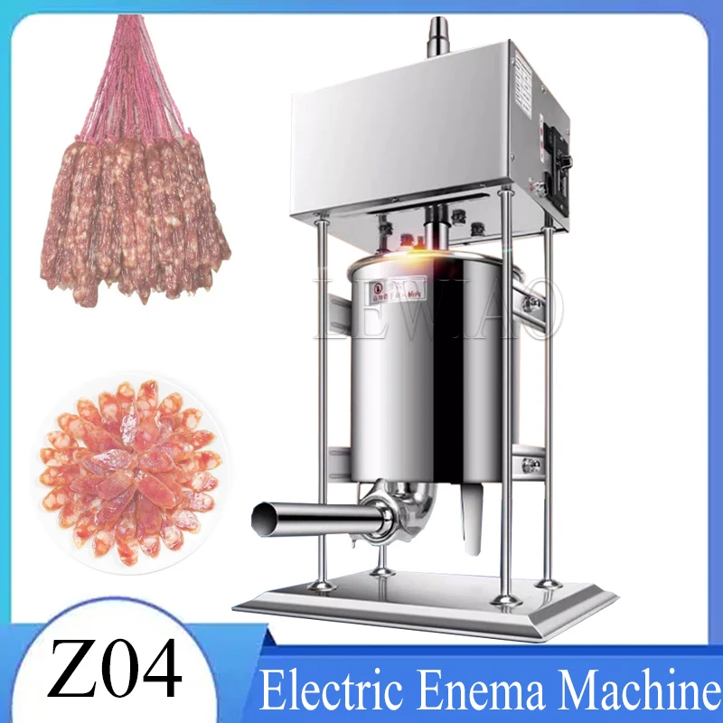 

Electric Automatic 10L/15L/20L/25L Sausage Stuffer Heavy Duty Sausage Meat Filler Machine Stainless Steel