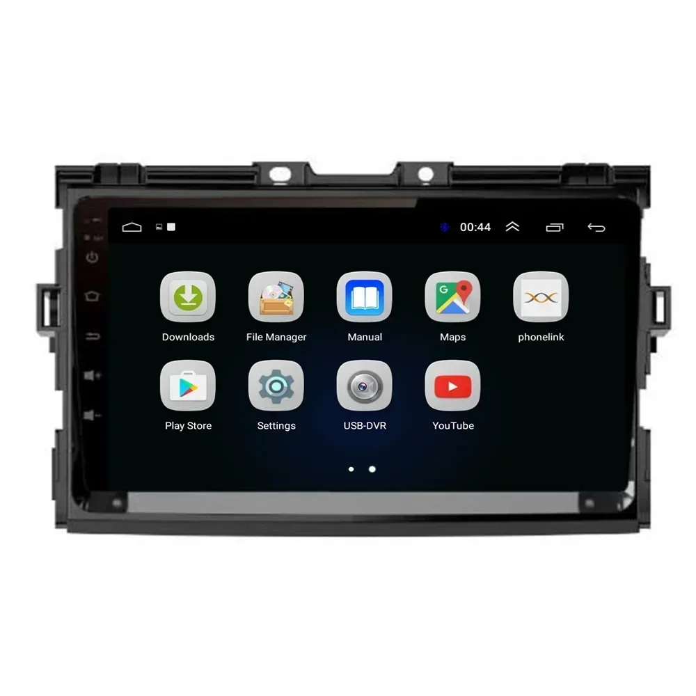 2 Din Android 13 Radio estéreo para coche DVD GPS reproductor de vídeo Multimedia 5G WiFi DSP Carplay para Toyotal PREVIA Estima Tarago Canarado