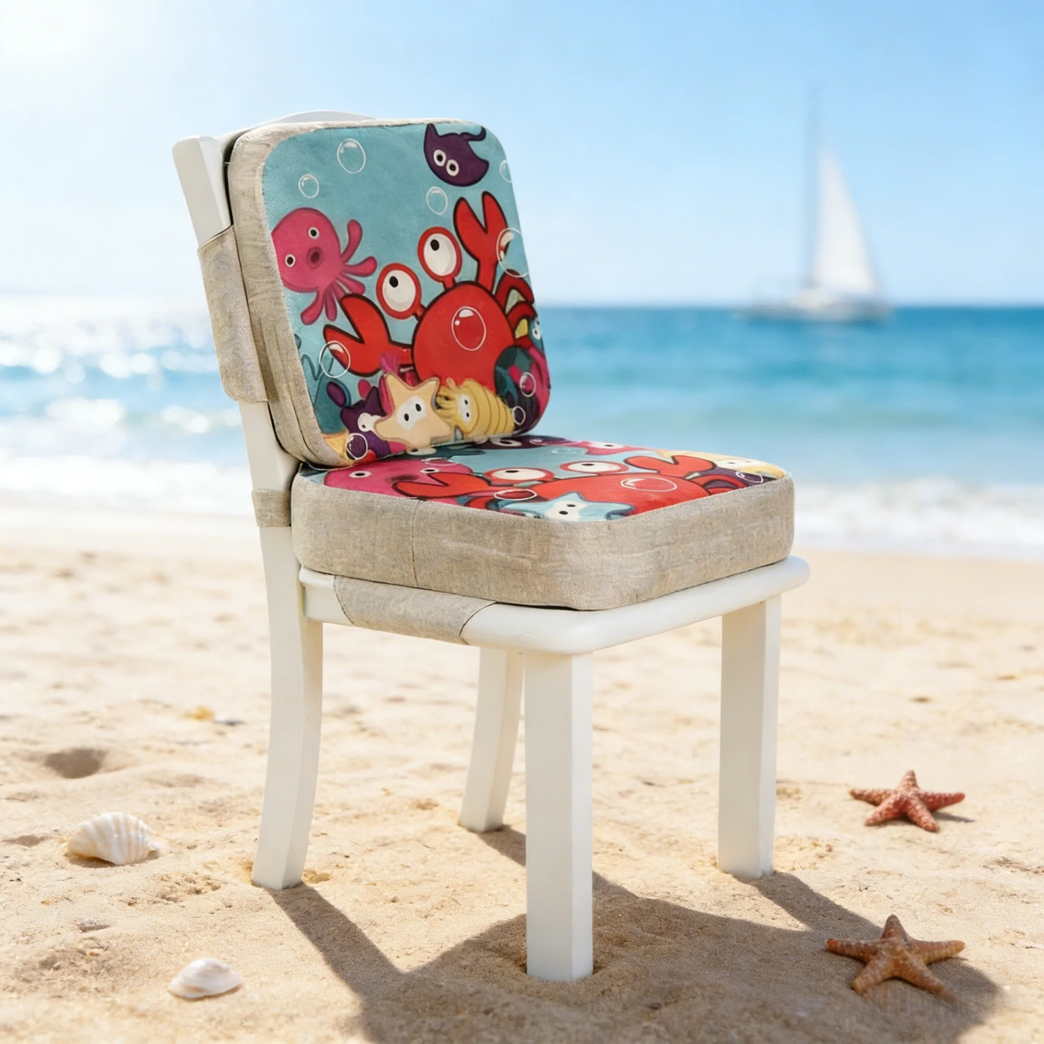 

Children Kid Increased Booster Seat Cushion Pad Pillow Baby Dining High Chair Seat Cushions Adjustable Removable Baby Safety Pad