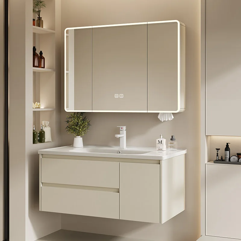 Save Space Fashion Bathroom Cabinet Interior Luxury Large Size Chinese Style Safe Cupboard Accent Archivadores Trendy Furniture