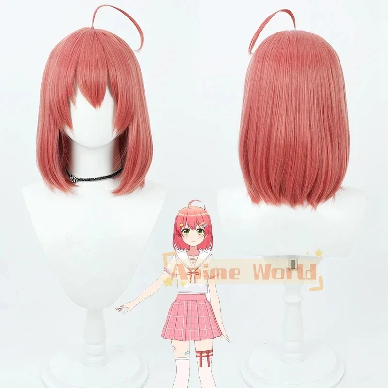 

Сакура Мико Косплей Парик Короткие Розовые Косплей Аниме Парики Термостойкие Синтетические Парики Для Вечеринок + Кепка Для Парика