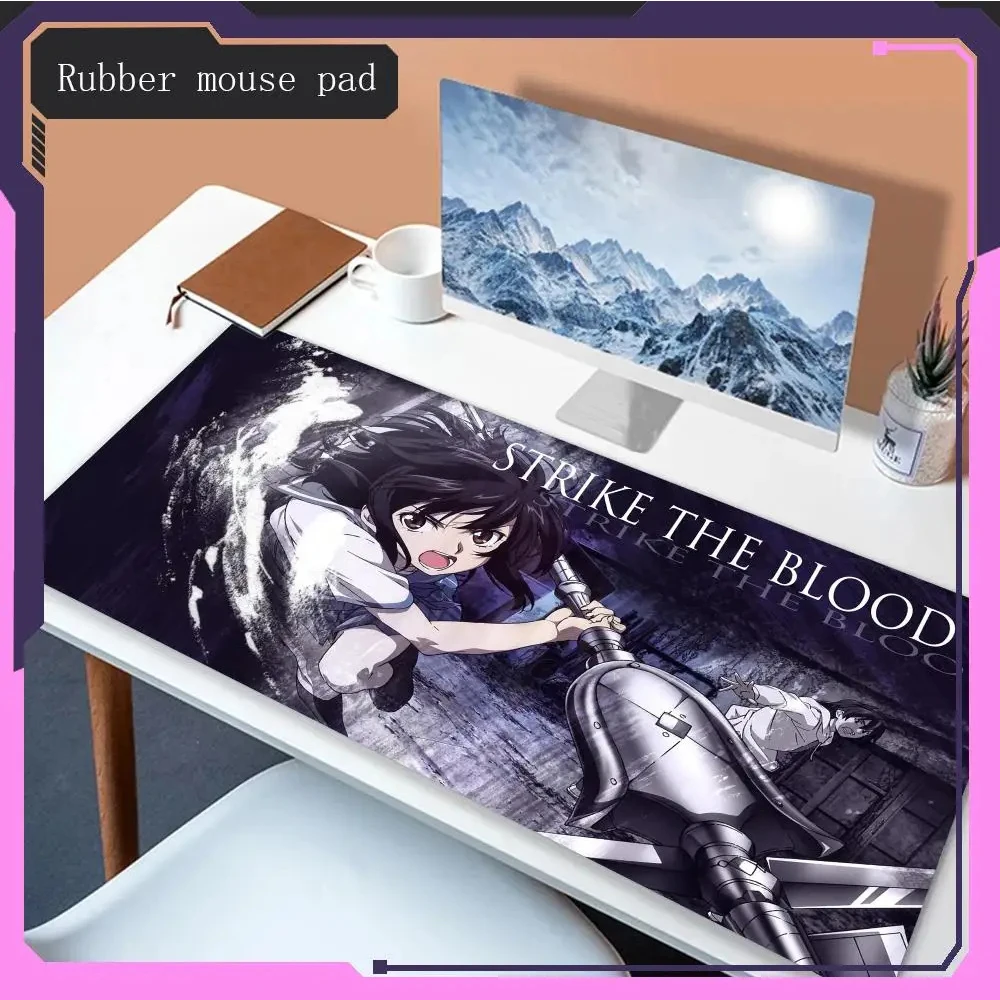 

Many people like it Mouse Pad STRIKE THE BLOOD Animation mouse pad accessories desktop mouse pad laptop game mouse pad non slip