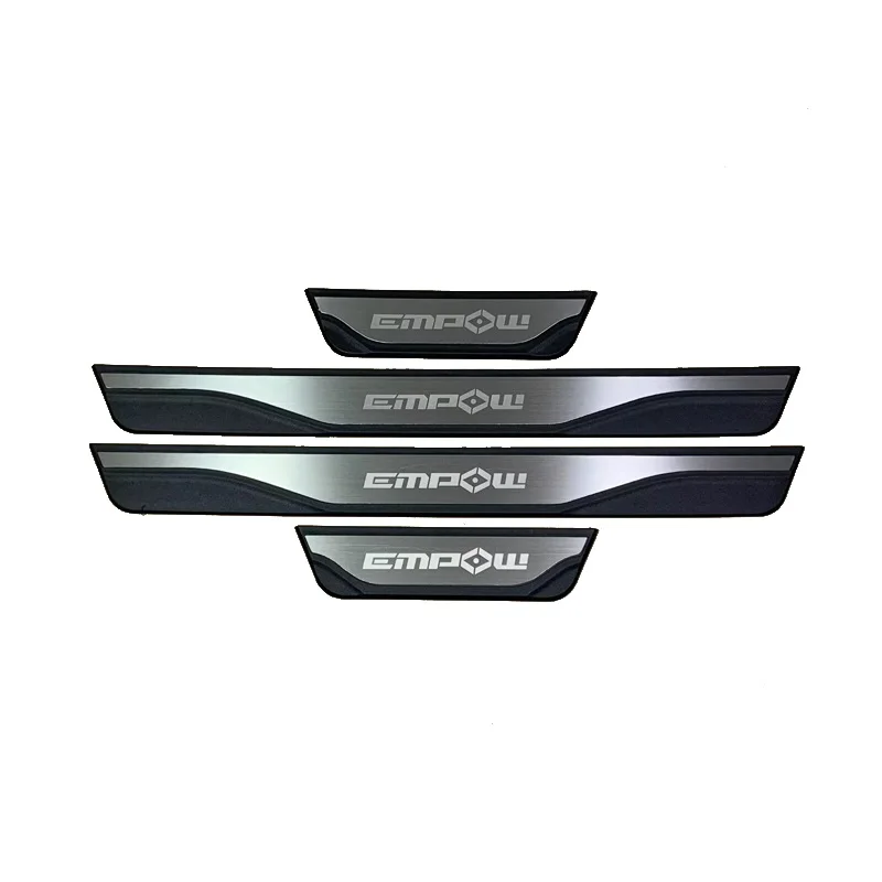 

For GAC Empow 2021 2022 Door Sill Protector Scuff Plate Car Accessories Thresholds Pedal Auto Stickers Styling Trim 2023