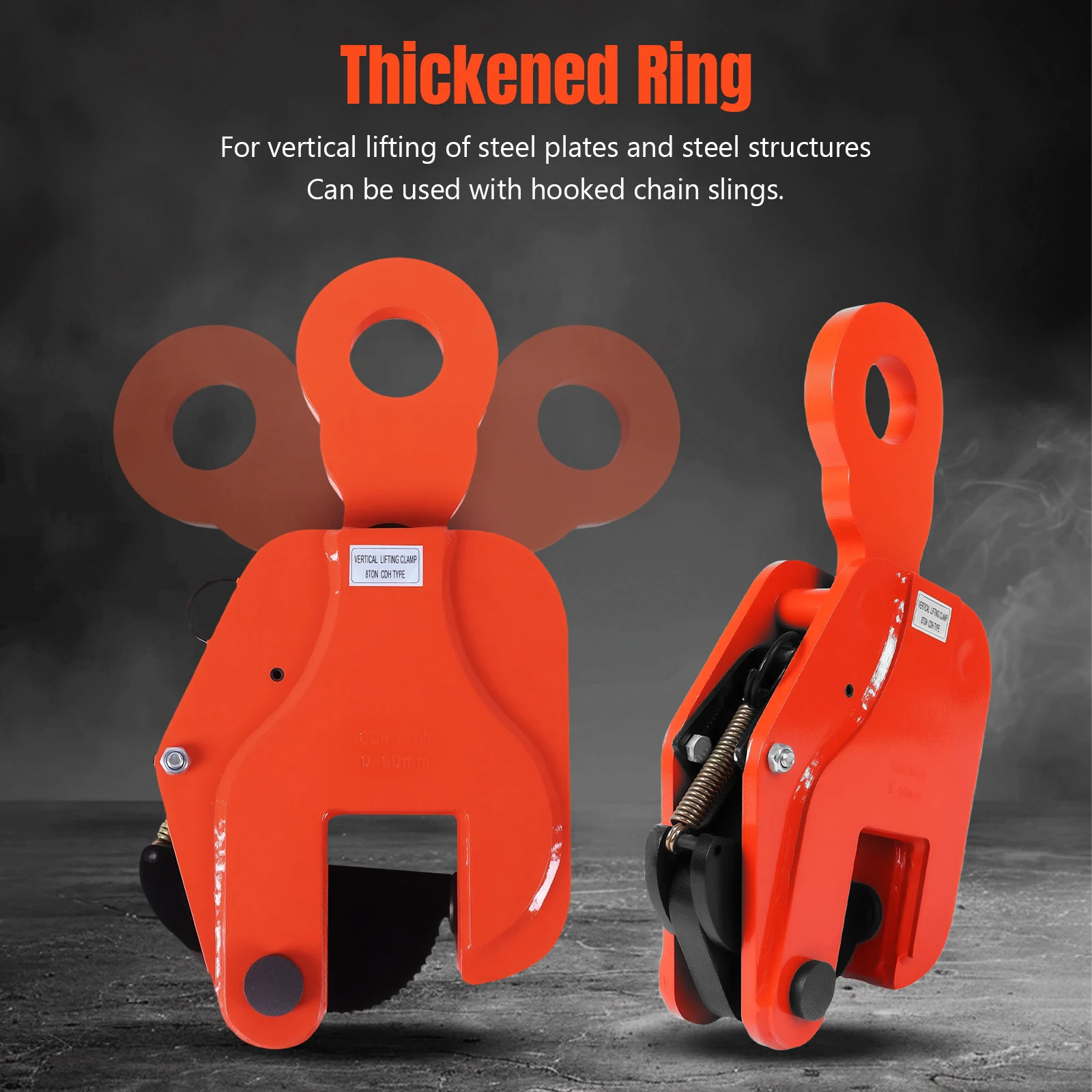 Szczypce do płytek stalowych 8T, pionowe, odporne na zużycie, regulowane, pogrubione, z haczykiem do podnoszenia, antypoślizgowe, do marmuru, betonu, płyt, cegieł, drewna.