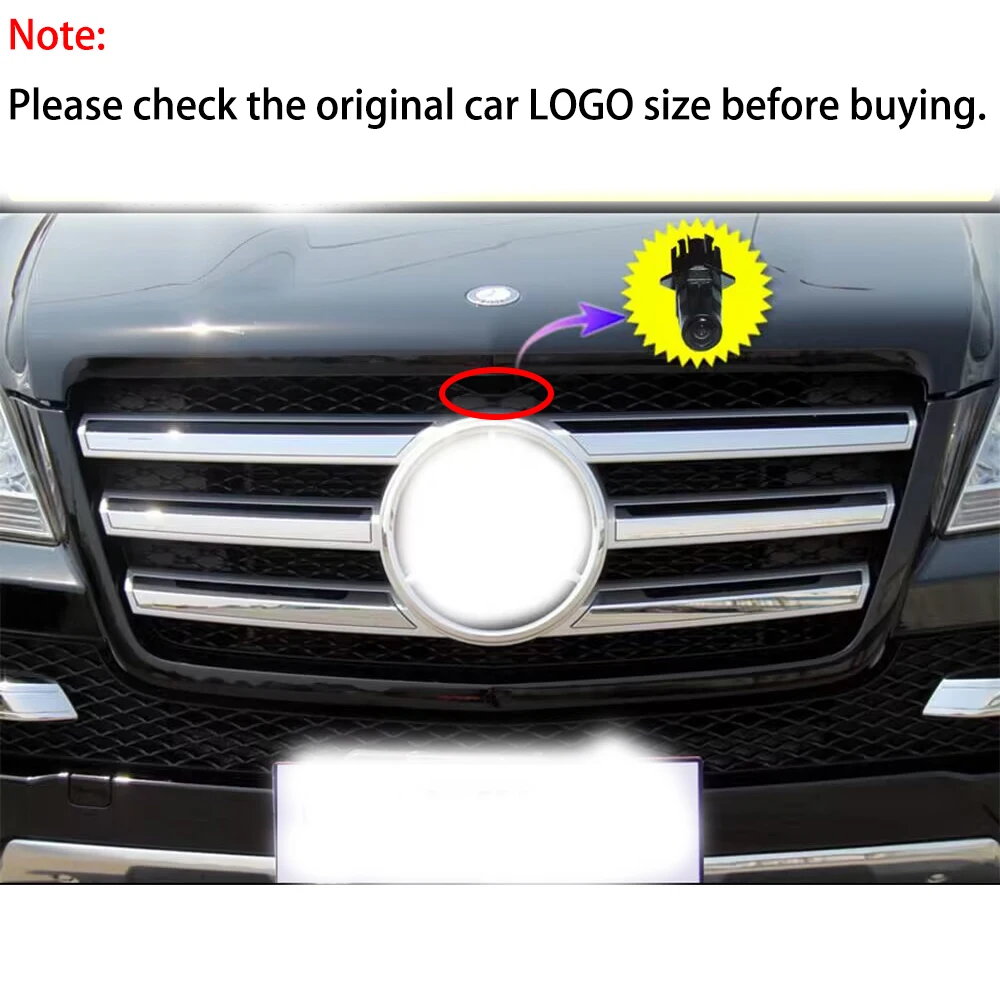 ZJCGO 480P 150° LOGO Car Parking Front View Camera Waterproof for Mercedes Benz C Class W204 C180 C200 C280 C300 C350 2008~2014