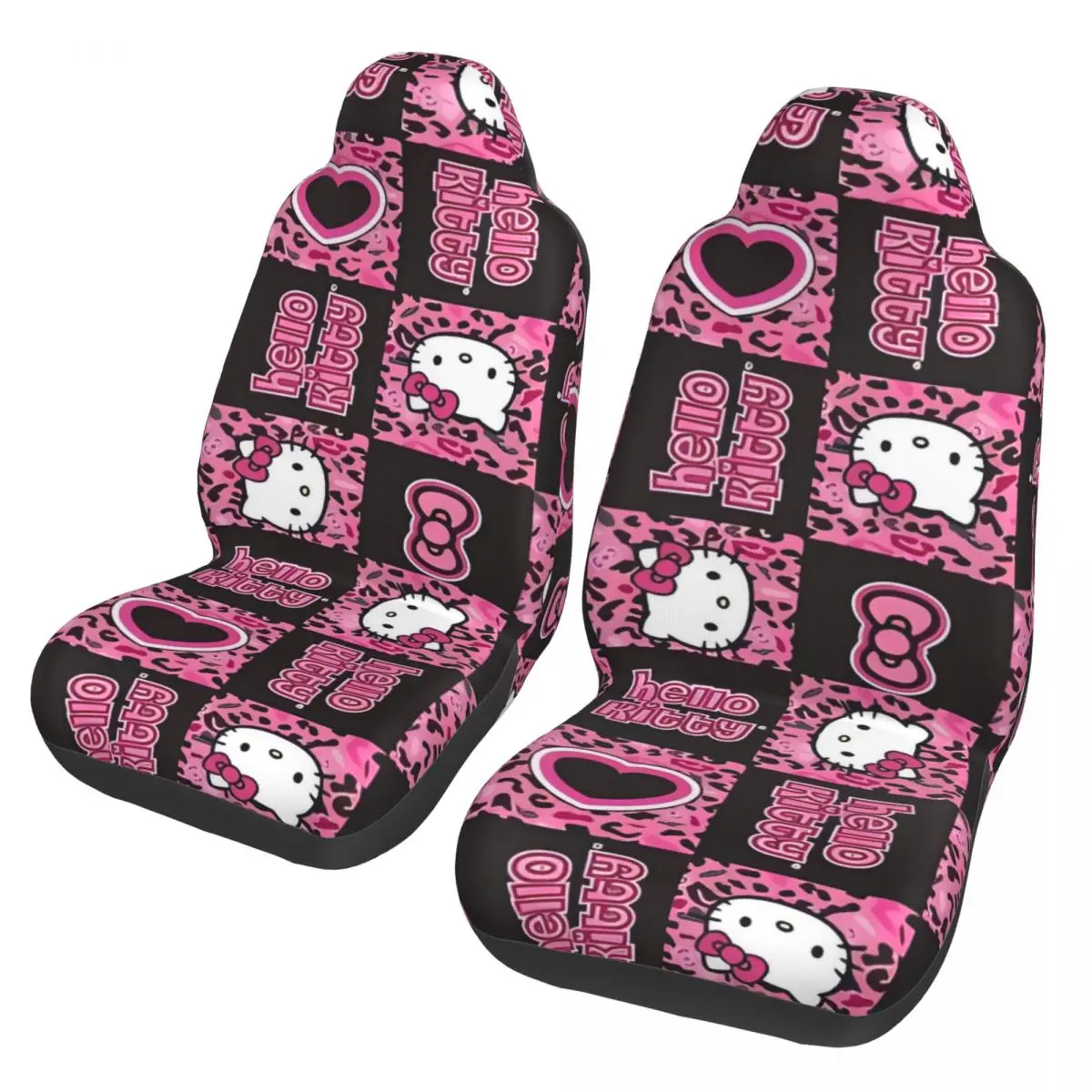 

Универсальный чехол для автомобильного сиденья Hello Kitty Pink Leopard, всесезонный, AUTOYOUTH, тканевый, с рисунком охотничьей тематики
