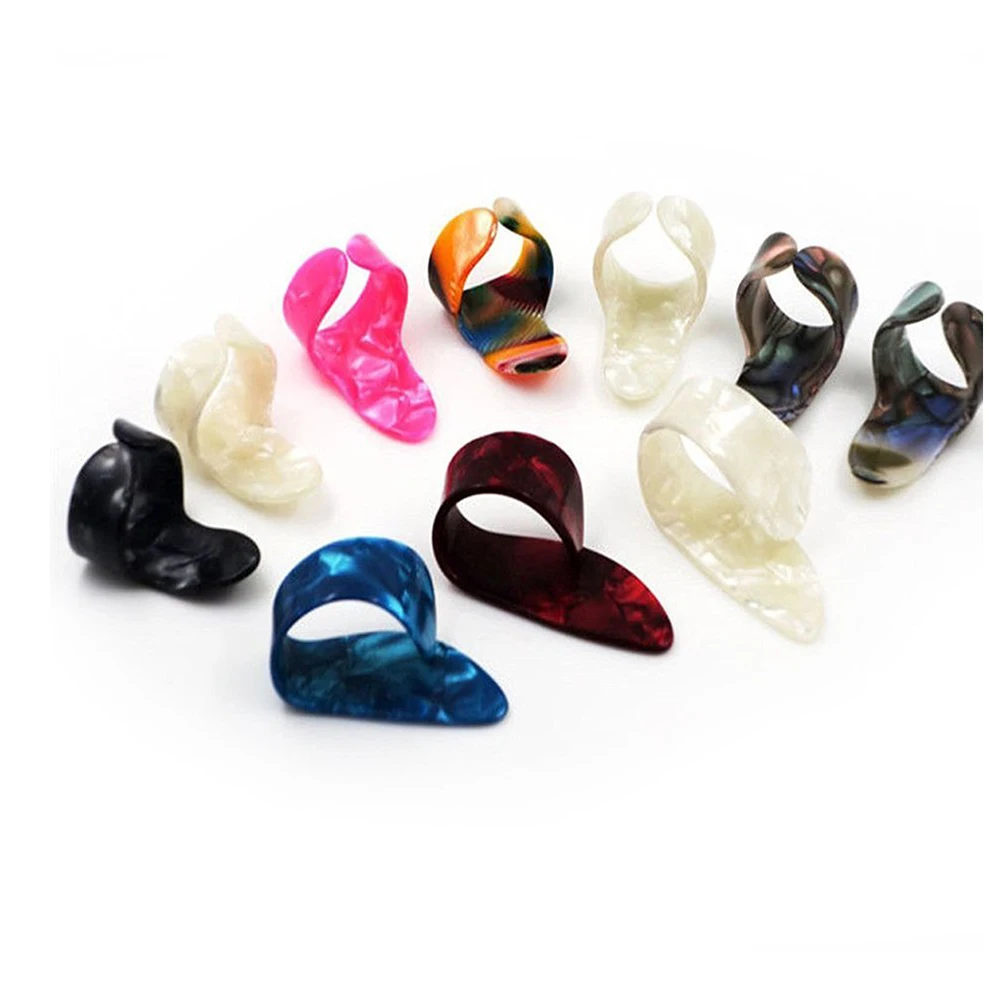 15 шт. медиаторы для гитары Hump Finger медиаторы металлические + пластик