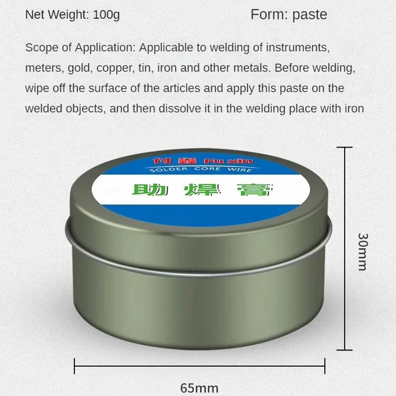 Pâte à Souder Colophane Professionnelle, Flux pour Soudure et Réparation Électrique, 100g, 1/3/5 Pièces