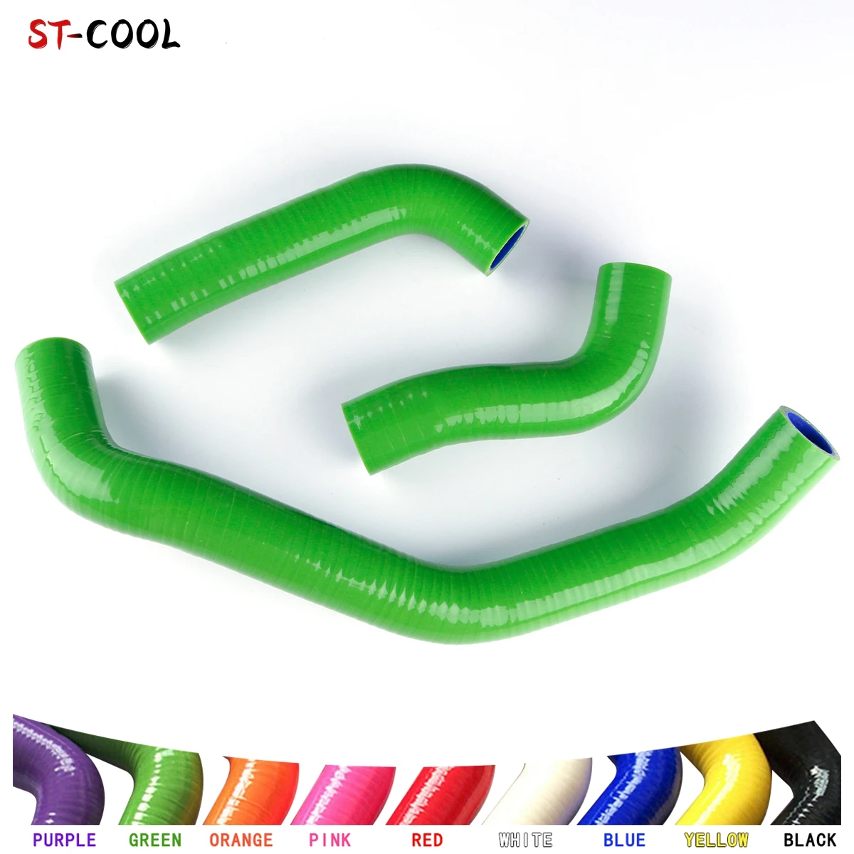 For Kawasaki ZZR1200 2002-2005 ZZ-R 1200 C 2003 2004 ZZR1200C Silicone Radiator Hoses Pipes Kit 3Pcs 10 Colors