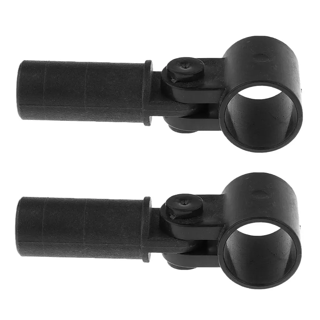 

2 Pieces Inflatable Boat Awning/ Bimini Top Activity Connectors Fasteners