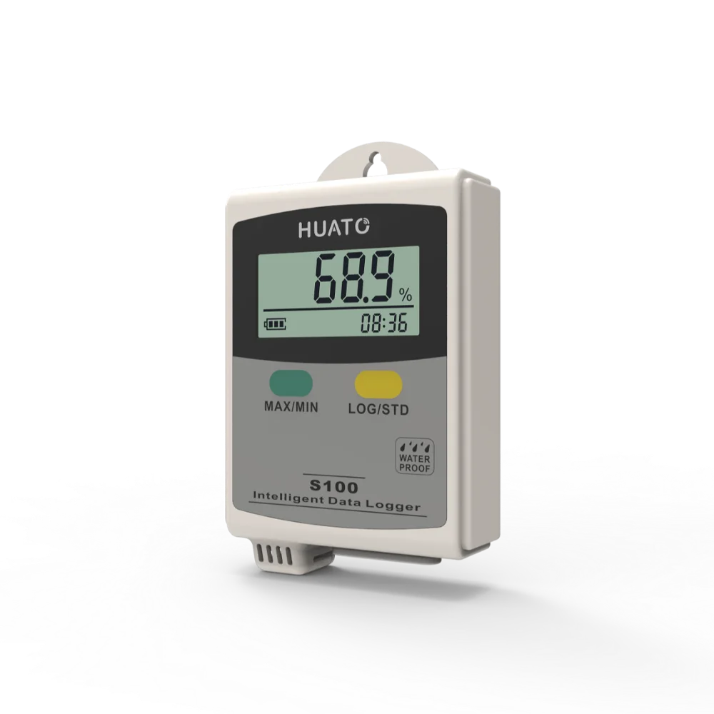 Huato Ultra-high Precision Built-in Sensor Convenient Temperature And Humidity Recorder For Laboratory