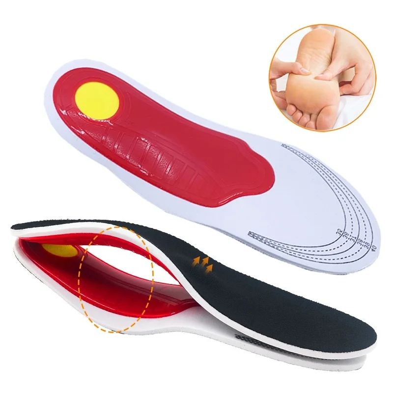 Flat Foot Template Arch Support Orthopedic Insole Plantar Fasciitis Heel Pain Orthopedic Insole Sneakers Insole