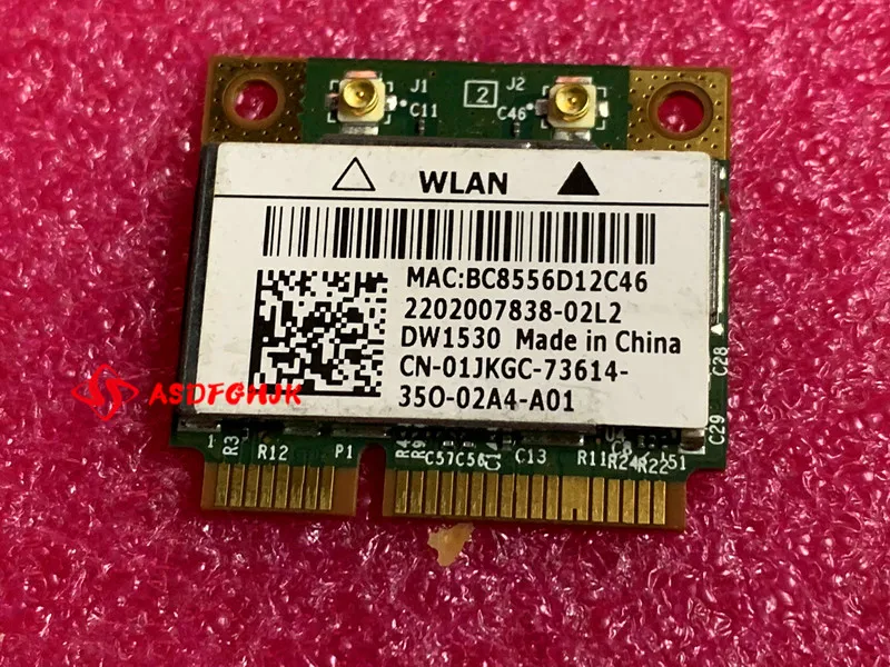 Original FOR Dell 1jkgc DW1530 Broadcom bcm943228hm4l 802.11a/b/g/n WLAN CN-01JKGC 01JKGC Perfect Work