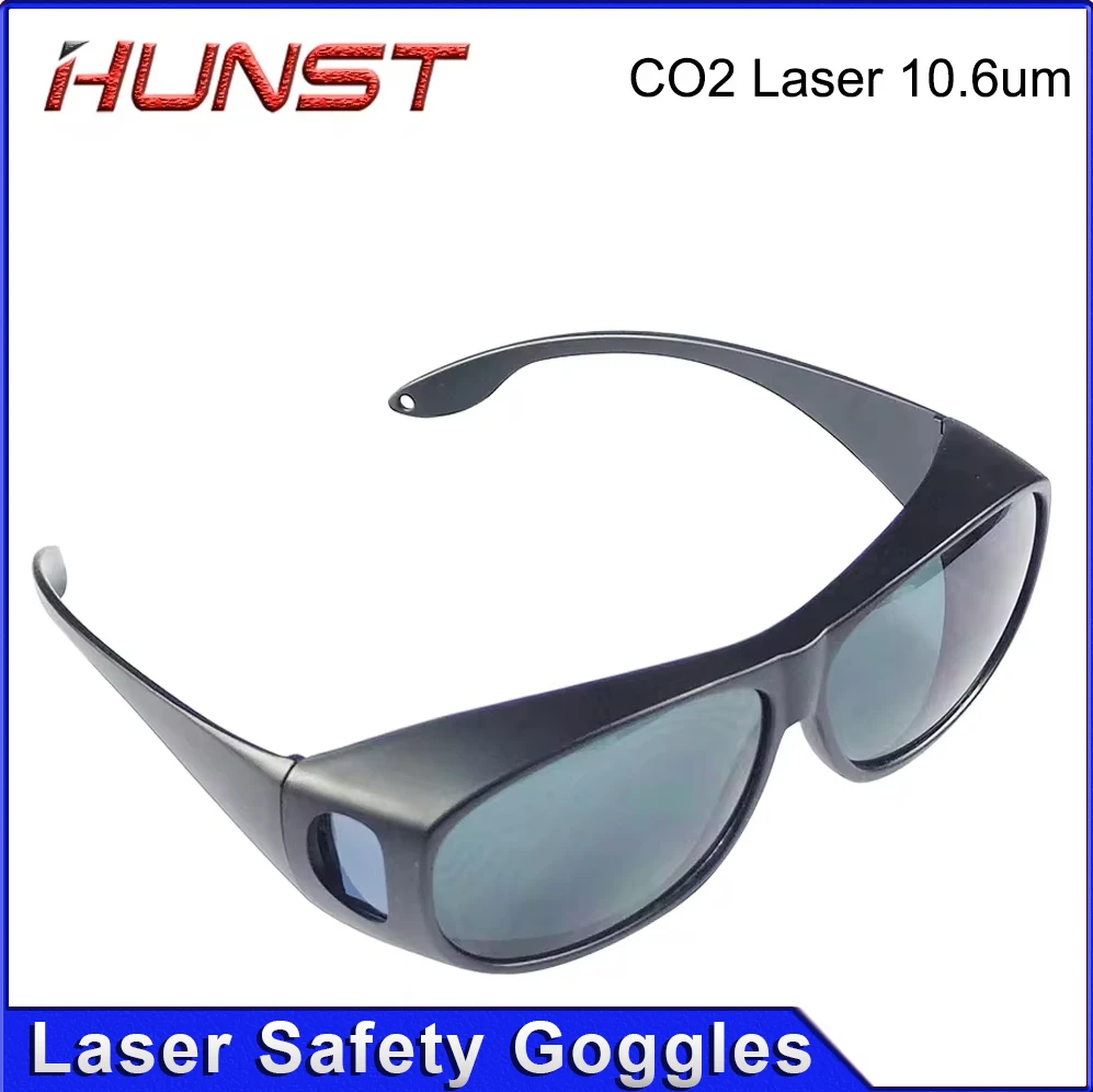 HUNST CO2 OD6+ Laser Safety Glasses For Marking Cutting Machine Parts 10600nm Protective Eyewear Goggles