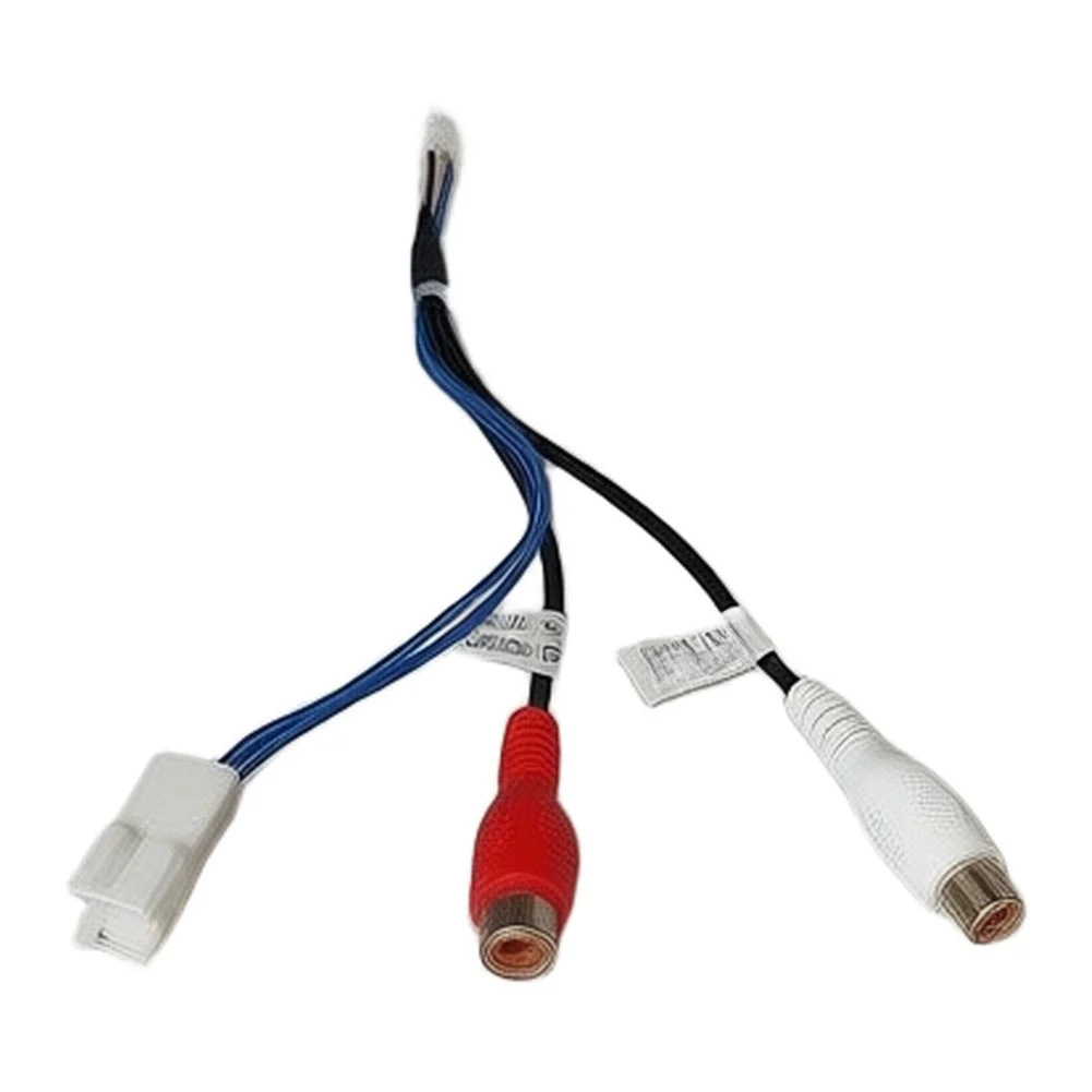 8Pin to For RCA Audio Output Harness Cable for Android Radio Multimedia Integration Direct Fit and Play Design