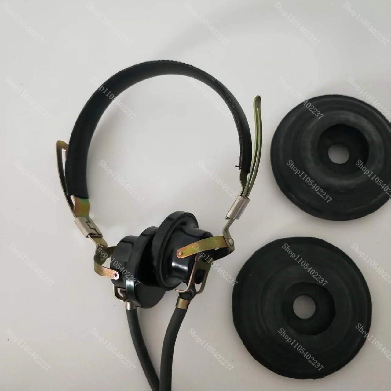 Head Mounted High Impedance Headphones TA-4 2200 Ohms, 65 Ohms Large Dual Ear Tongue Spring Dynamic Iron Coil Headphones