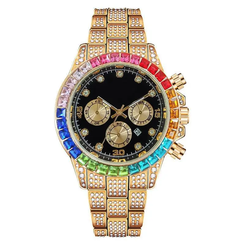 Relogio Masculino Роскошные мужские часы Фирменные женские часы Модные часы с ремешком из нержавеющей стали Циферблат Блестящие часы Мужские подарки