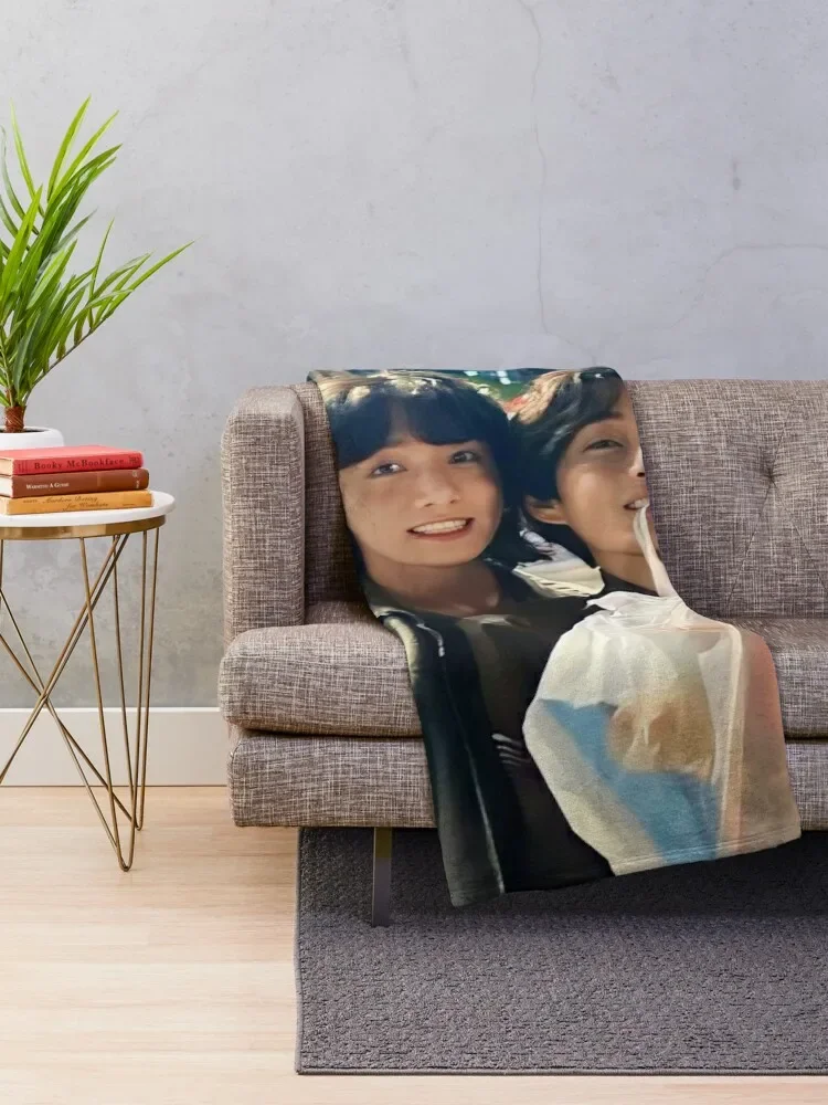 Taekook Throw Blanket Nap Sofas cosplay anime valentine gift ideas Blankets