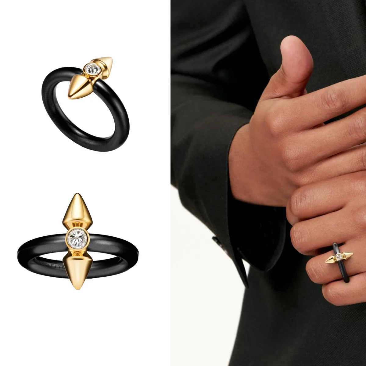 2024 European and American exquisite couple rings simple fashion internet celebrity rings s925 fashion trend rings