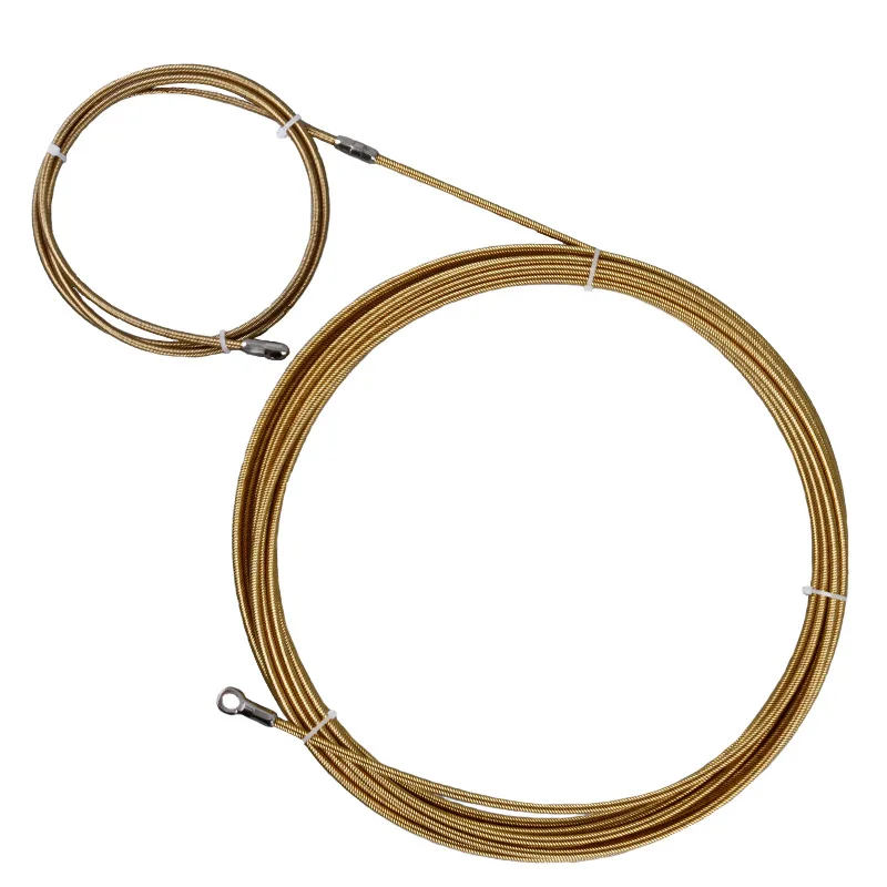 Flexible Spring Wire Threading Tool, Professional Electrician Conduit Puller for Hidden Pipe, Wall and Network Wire Routing