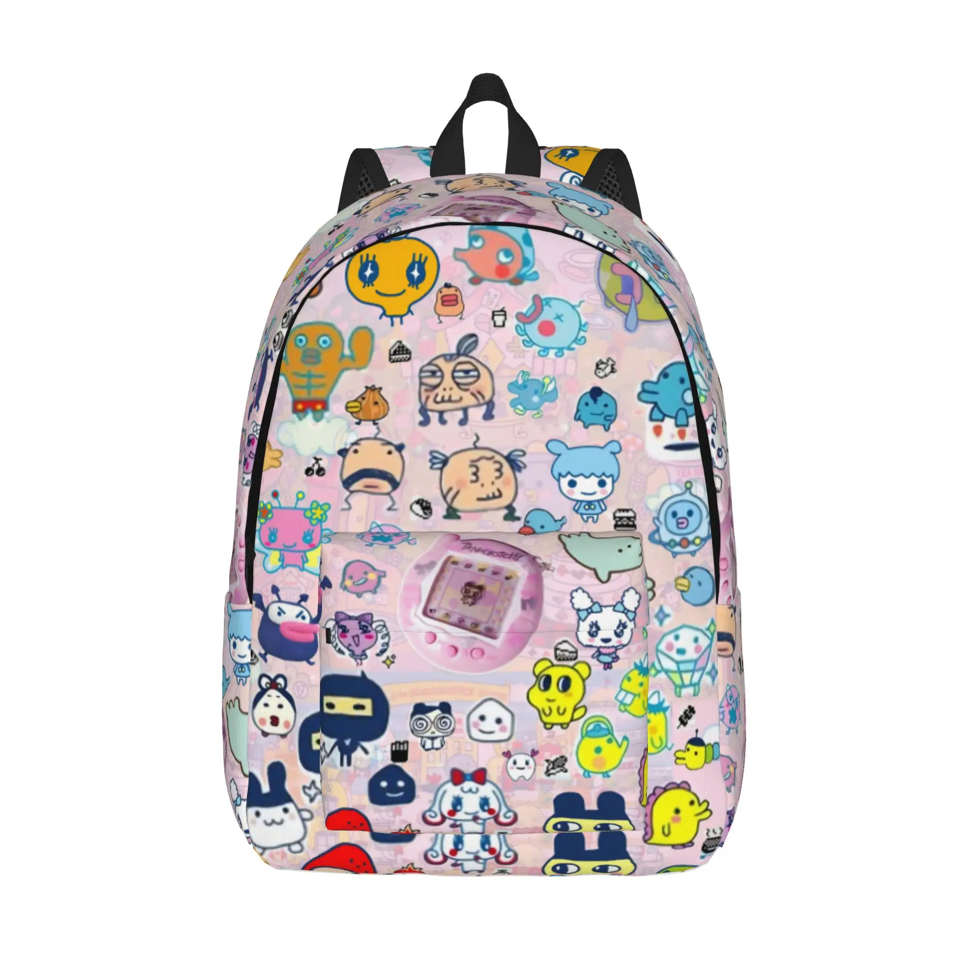 

Tamagotchis Cartoon Games Backpack for Men Women Cool High School Work Daypack College Shoulder Bag Durable