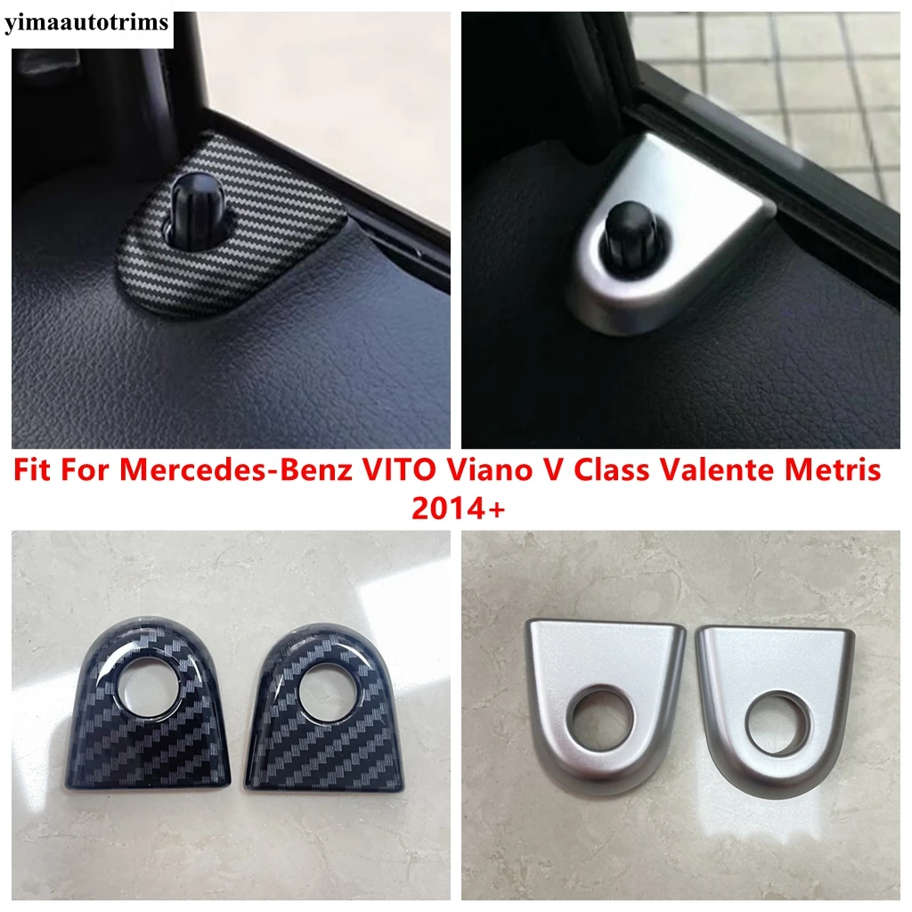 

Car Inner Door Bolt Lock Decoration Cover Cap Trim Accessories For Mercedes-Benz VITO Viano V Class Valente Metris 2014 - 2024