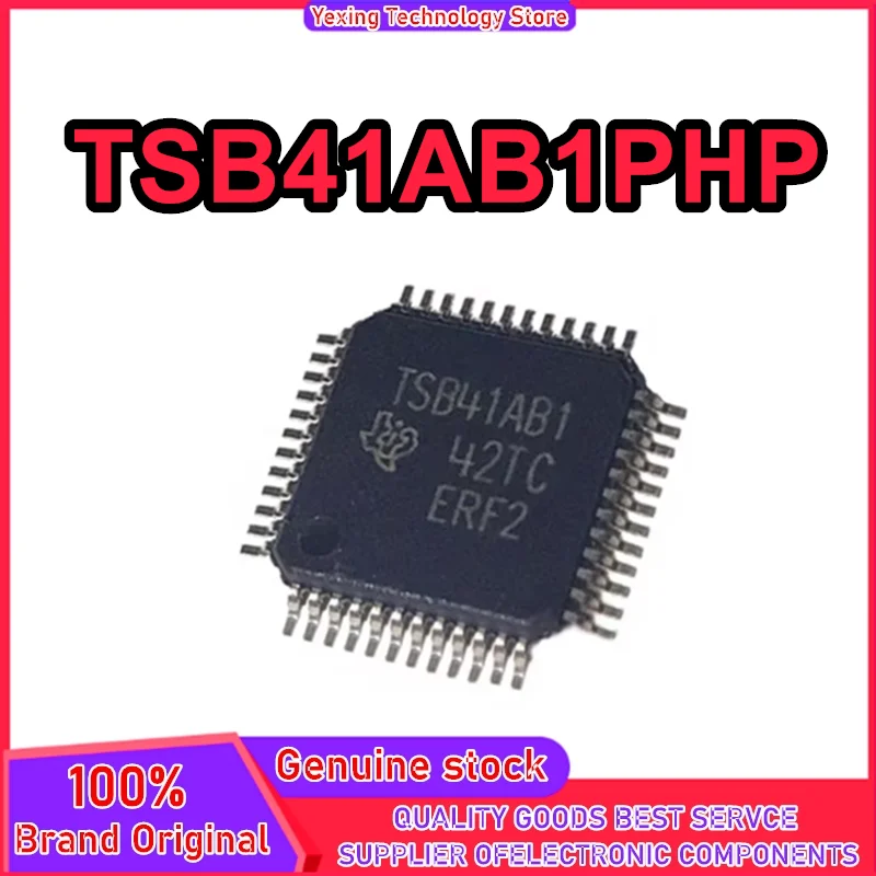 5PCS TSB41AB1PHP TQFP-48 Silk Screen TSB41AB1 HTQFP48 Chip IC New Original