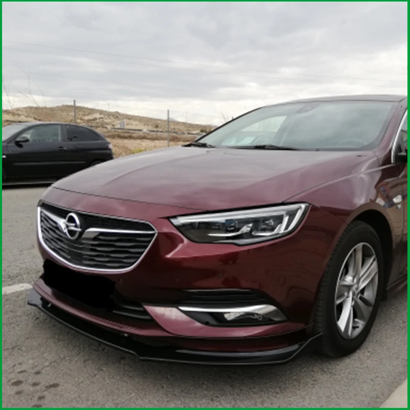 

For Opel Insignia B 2017 2018 Front Bumper Lip Diffuser Protector Cover Trim Strips Car Styling Auto Accessories