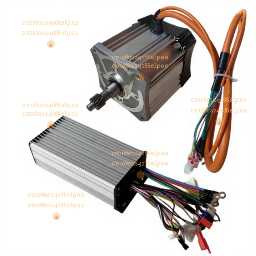 

Frequency Conversion High-speed Motor 1200W 1500W 60V 72V 5500RPM 6000RPM Controller Permanent Magnet Synchronous Sine Wave