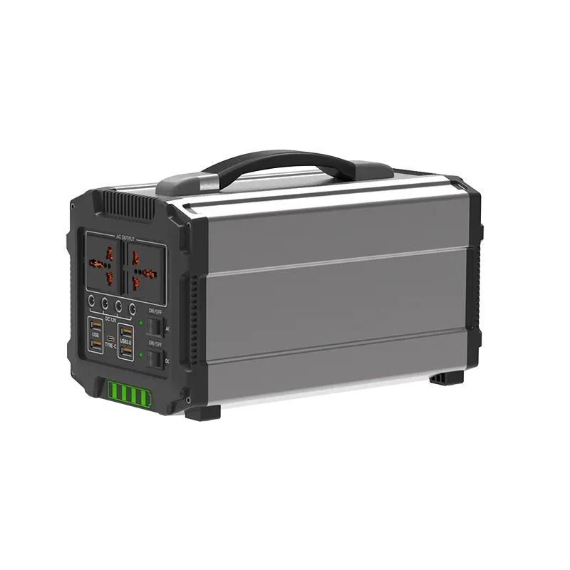 500W Portable Power Station Outdoor Multi Function 110 220V AC Outlet Solar Generator Power Bank for Camping