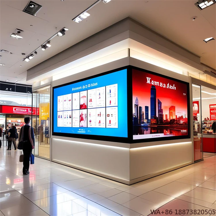شاشة LED عالية الوضوح P1.25 شاشة فيديو ثابتة داخلية نموذج جديد لمتجر البيع بالتجزئة وعرض إعلانات مركز التسوق
