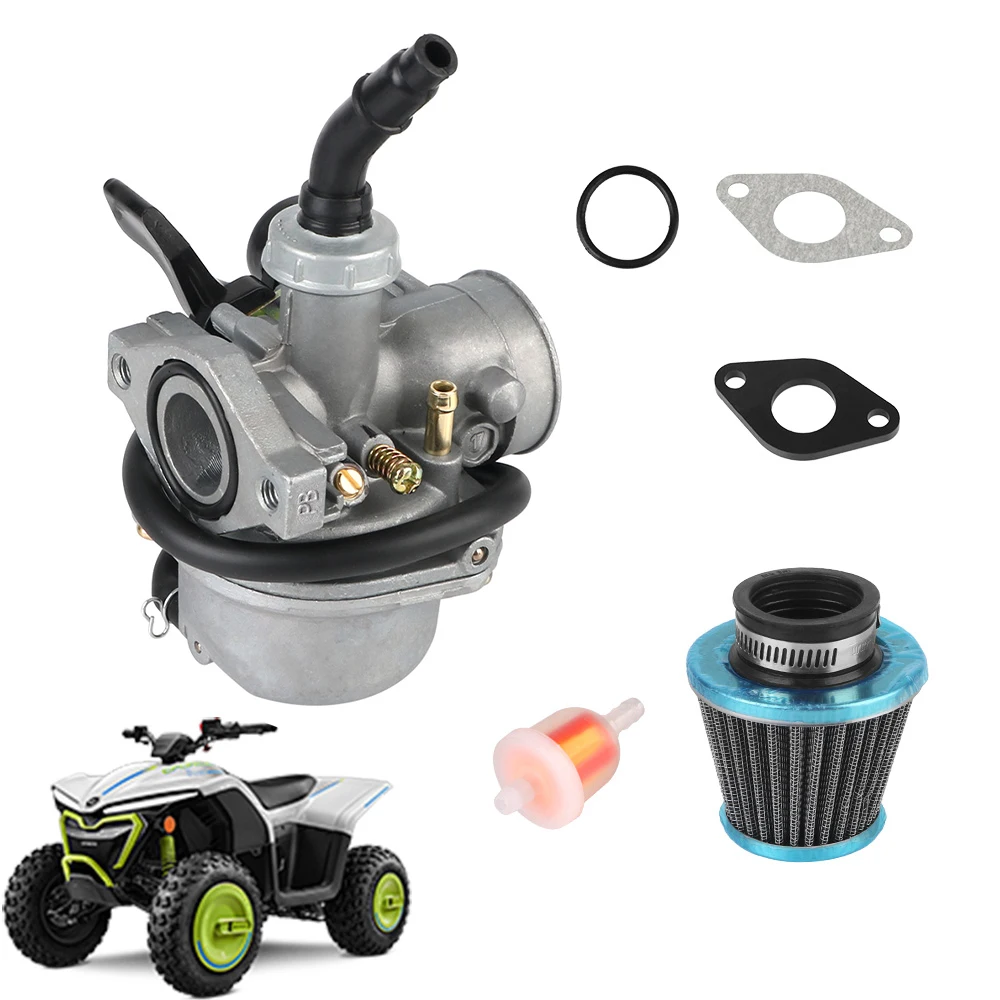 

PZ19 Carburetor For 50cc 70cc 80cc 90cc 110cc 125cc ATV Dirt Pit Bike 19mm Carb Fuel Filter Universal with 35mm Air Filter