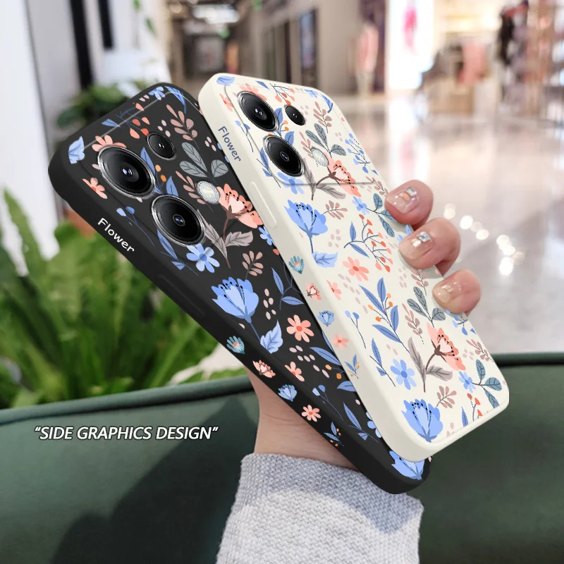 

Fragrant Flowers Phone Case For Xiaomi Poco F7 X7 X6 F6 M6 M5 M5S F5 X5 F4 X4 M4 F3 M3 X3 Pro 4G 5G GT Silicone Cover