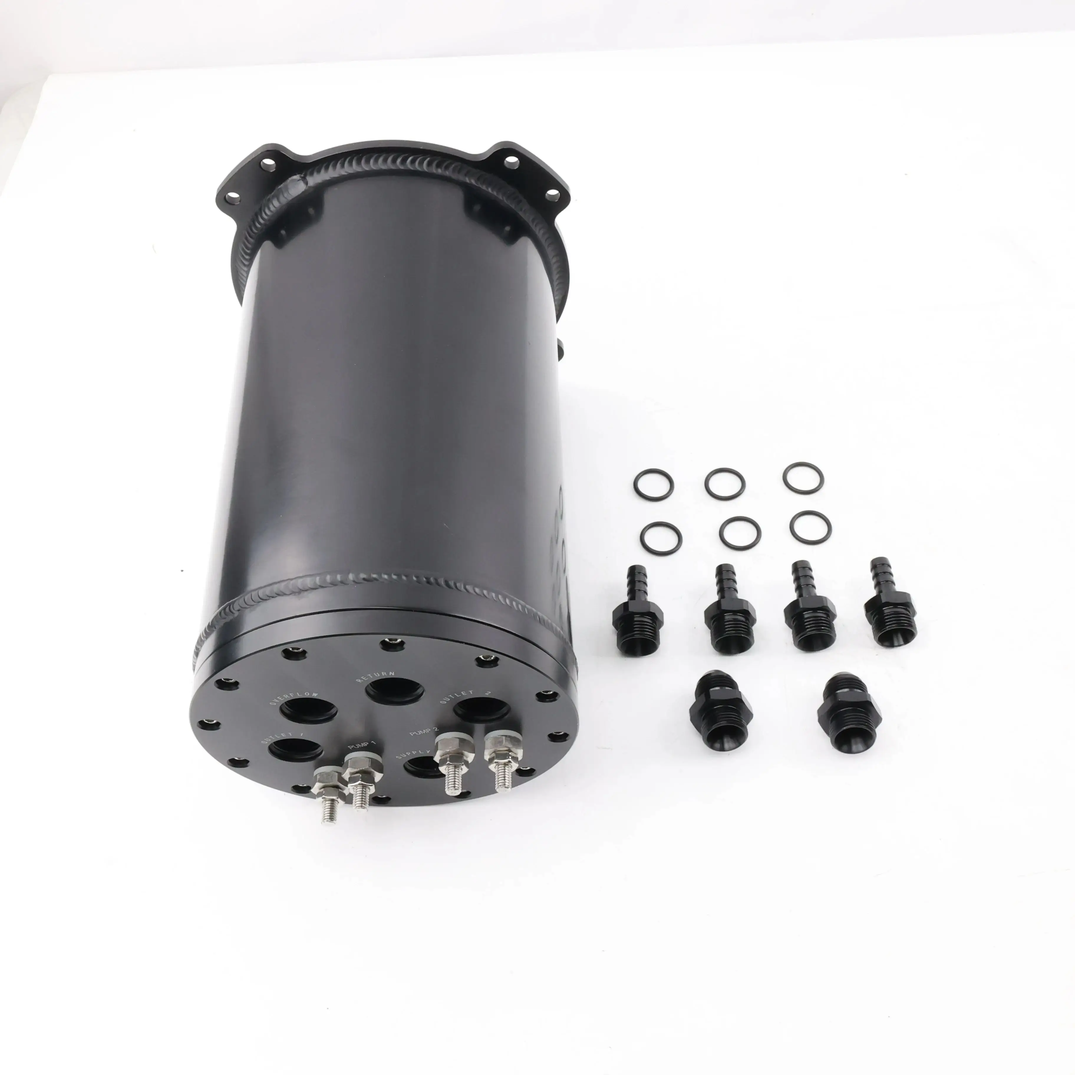 2.8L Dual Pump Fuel Surge Tank with Fuel Pumps for Walbro 255 GSS341 / GSS342 and   460 F900000267 / F900000274