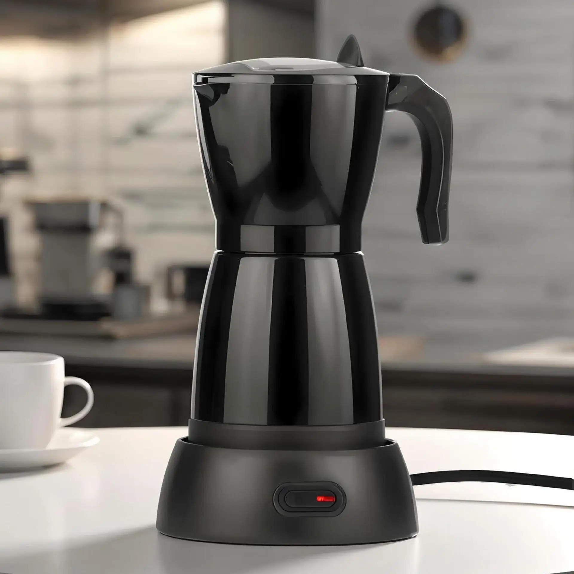 

Electric Coffee Maker 6cup 300ml Espresso Moka Coffee Maker