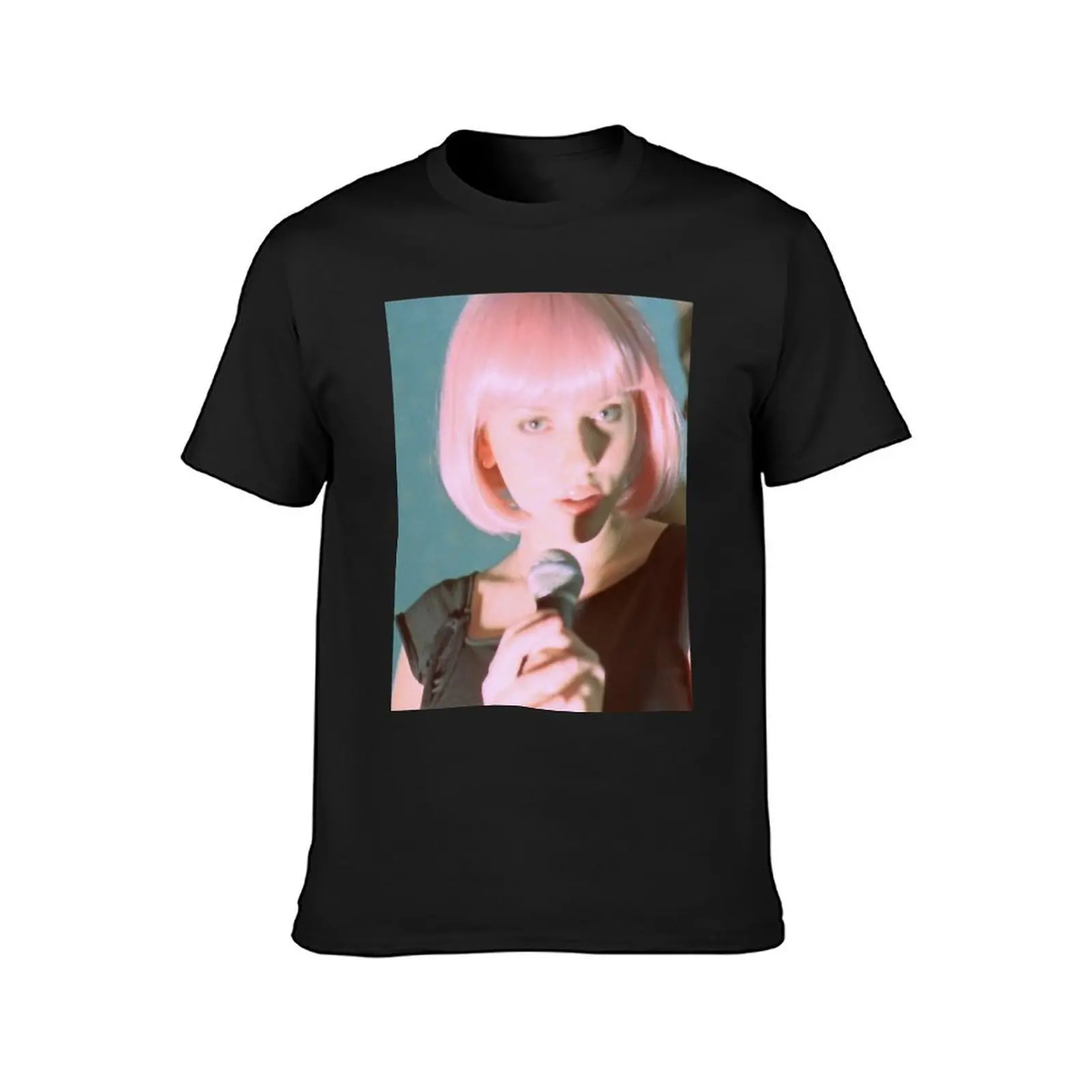 Lost In Translation Scarlett Johansson Pink Poster Remake Sofia Coppola T-Shirt kawaii clothes summer clothes men workout shirt