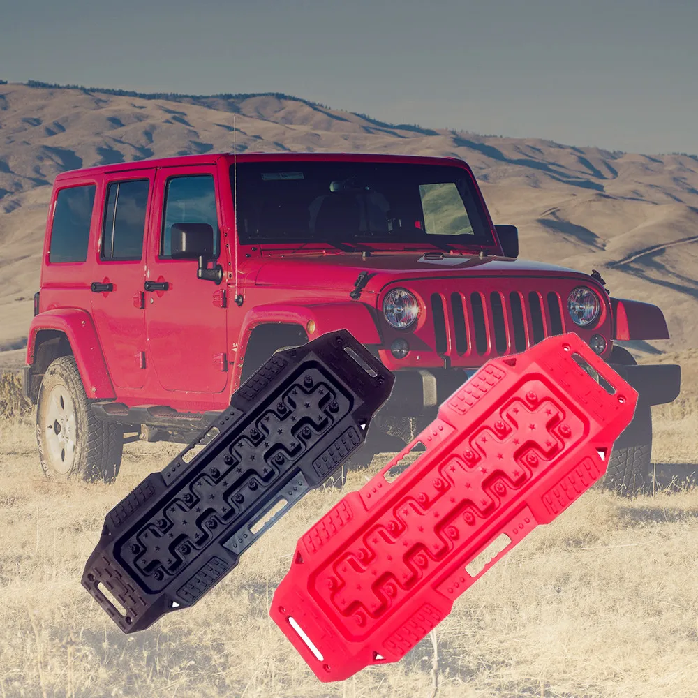 

Recovery Sand Tracks Board Mud Tire Ladder Sand Mat 1 Pair LANTSUN JL1156