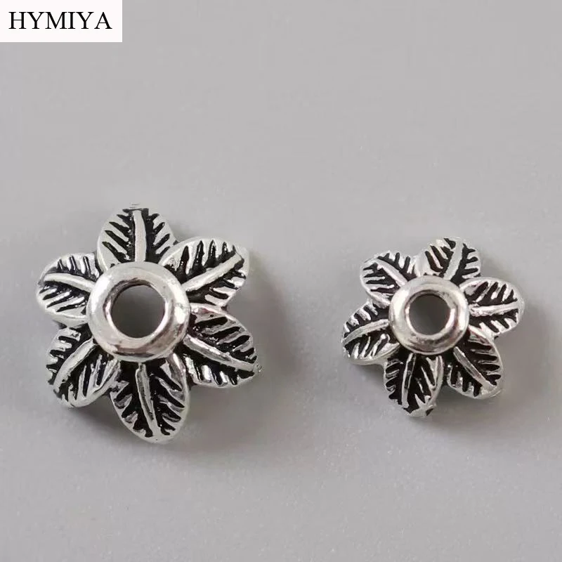 

100% серебряные колпачки для бусин 925 пробы, винтажные, для самостоятельного изготовления украшений