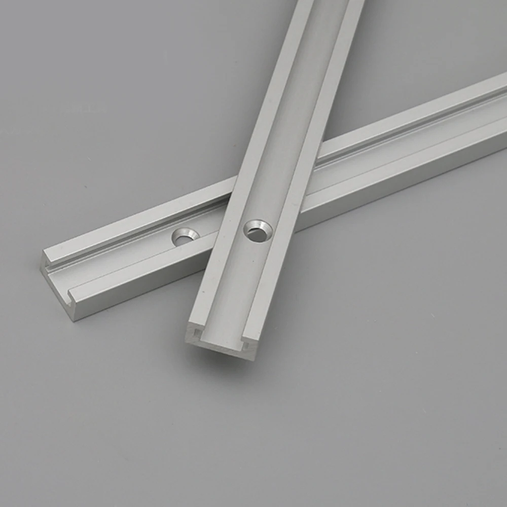 19Type T Slot Track Aluminum Profile Woodworking DIY Rail Jig Fixture Connector Guide Rail T-Track Slider Woodworking Tools