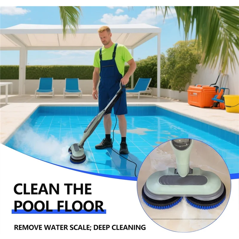 FNJK-For Shark Steam Mop S7000/S7001/S8201 سلسلة استبدال رأس الفرشاة 2 حزمة-وسادات ممسحة البخار للتنظيف العميق على الأرضيات الصلبة