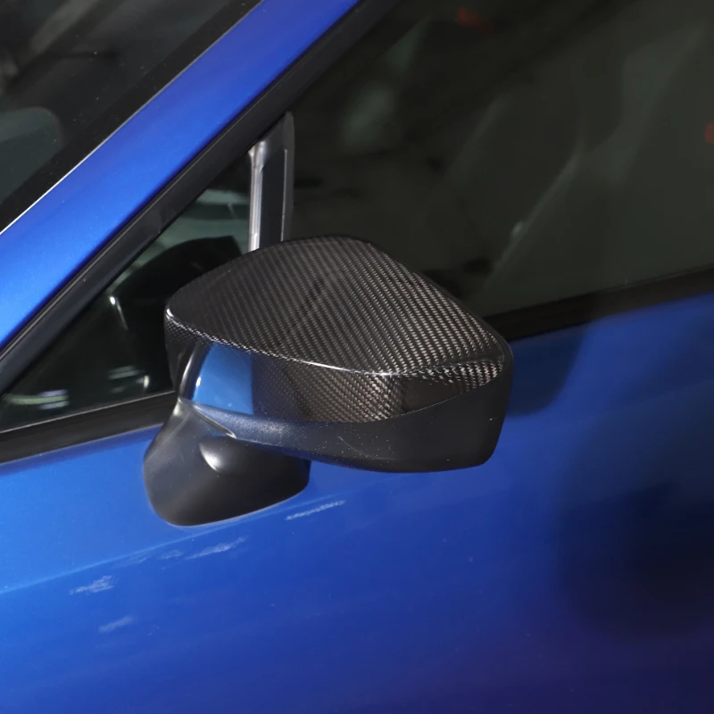 

Real Carbon Fiber Car Rear View Mirror Reversing Mirror Cover Trim Car Accessories For Subaru BRZ ZC6 Toyota GR86 2012-2020