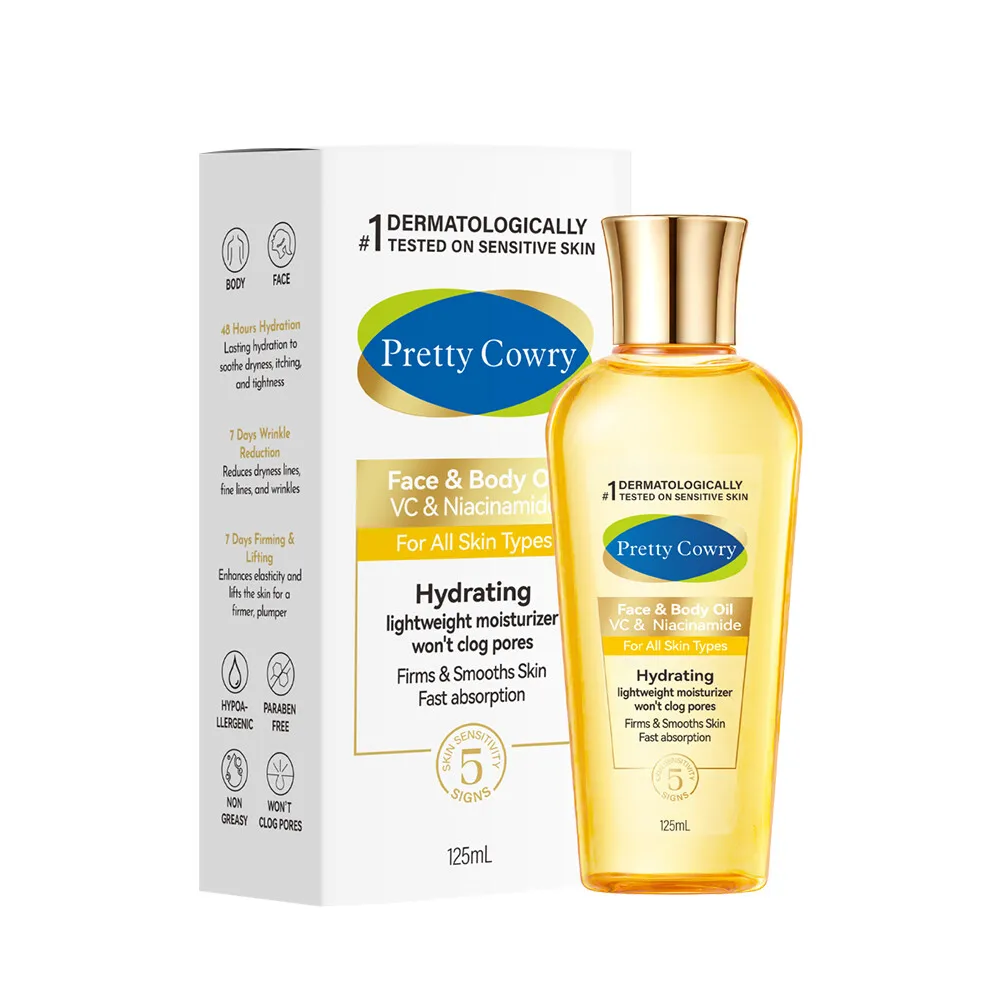 

Facial & Body Care Oil Fades fine and dry lines Soothes dry and rough skin Lightweight non-greasy texture Firms and smooths skin