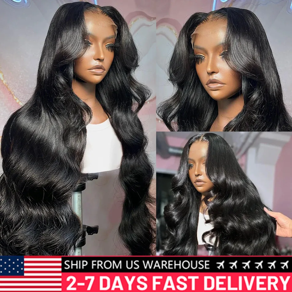 360 Body Wave Lace Front Human Hair Wig 30 36 Inch Brazilian Remy Hair Loose Water Wavy 13x4 13x6 Lace Frontal Wigs For Women