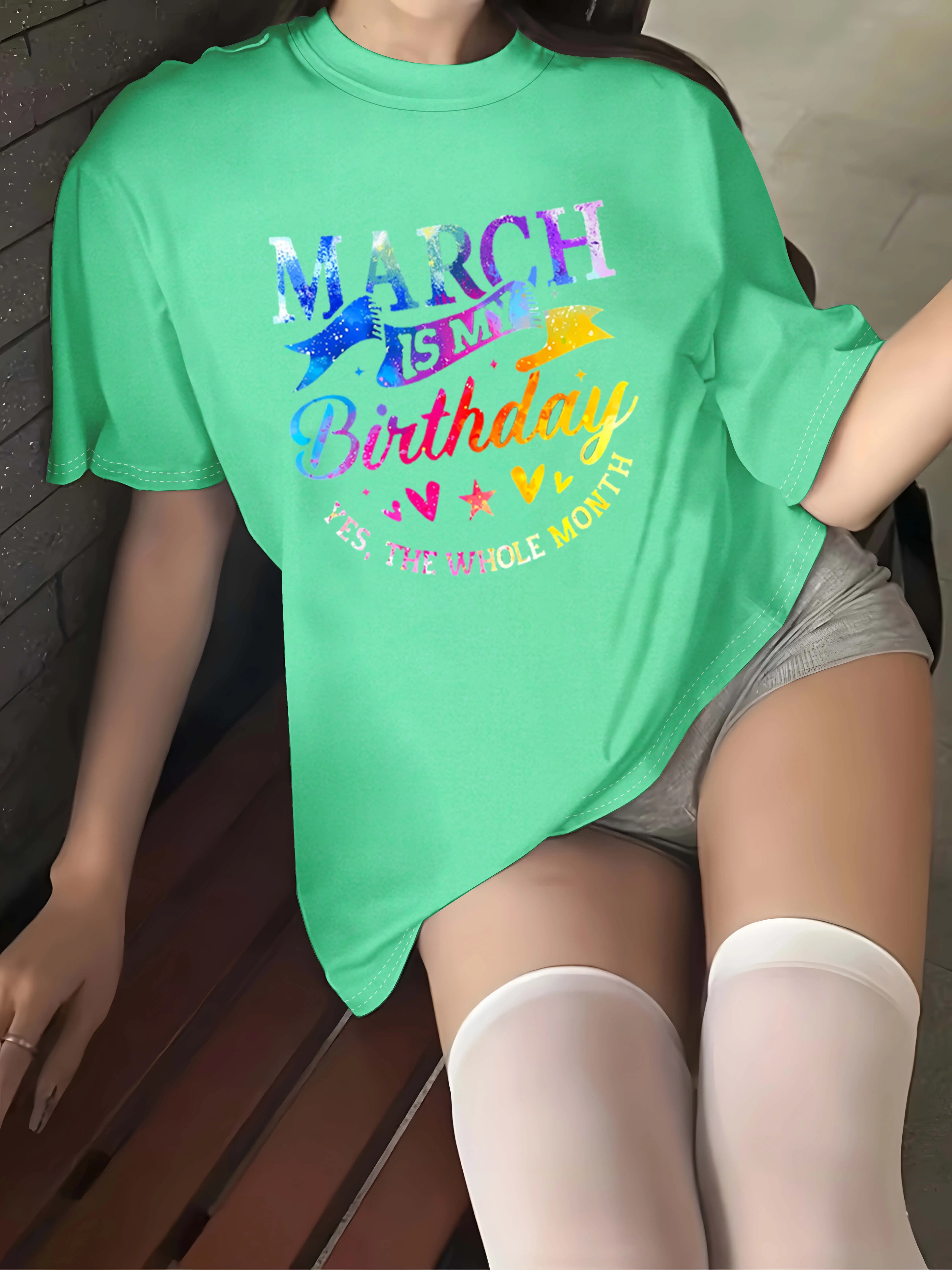 Tamanho grande, março é meu aniversário, sim, todo o mês, comemoração, peça elegante da moda