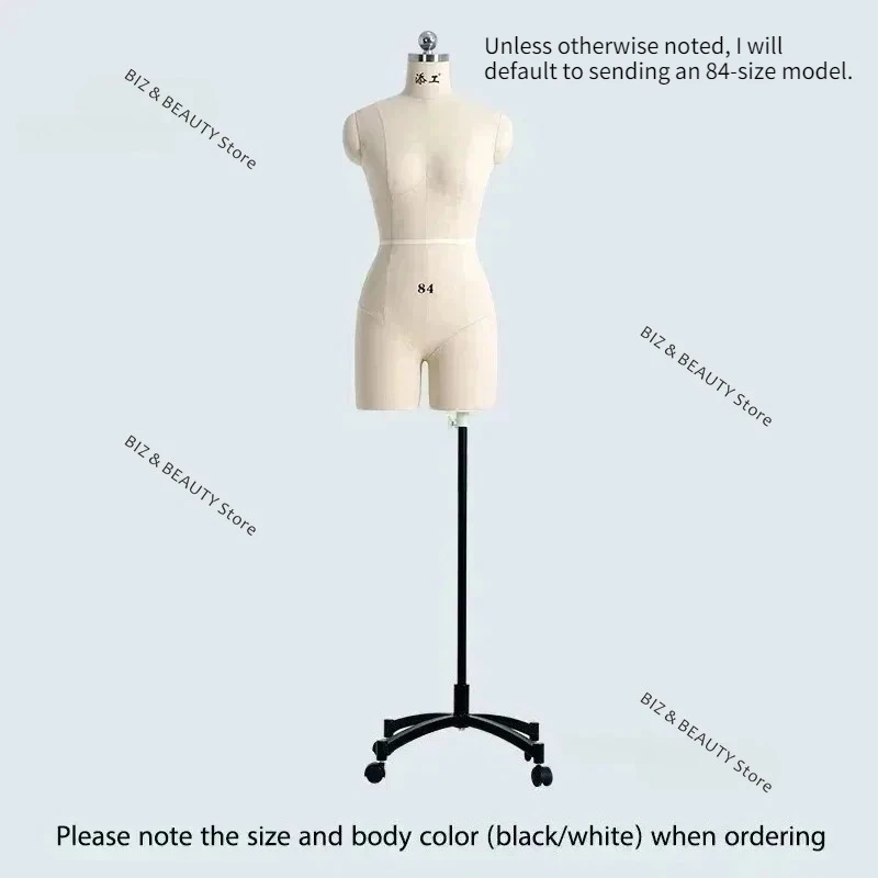Kan Naaien Linnen Cover Body Vrouwelijke Mannequins met Benen voor Kleding Ontwerp Buste Kleermaker Jurk Display Stand FYMQ