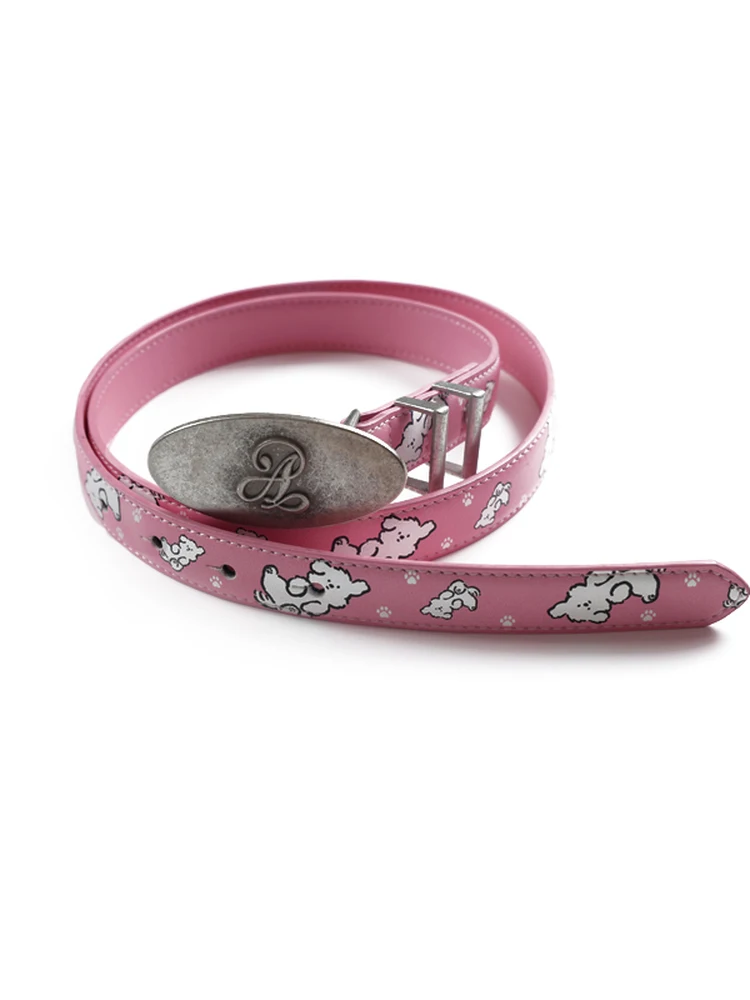 ablueberry-x-messy-little-dog-pink-slim-belt-sweet-and-spicy-style-women's-leather-belt-alloy-buckle-summer-2026-collection